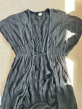 Billabong Black Lightweight Swim Coverup
